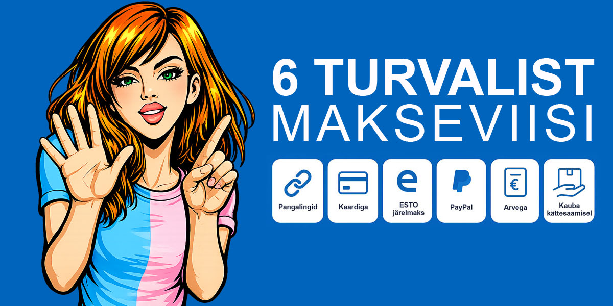 6 turvalist makseviisi