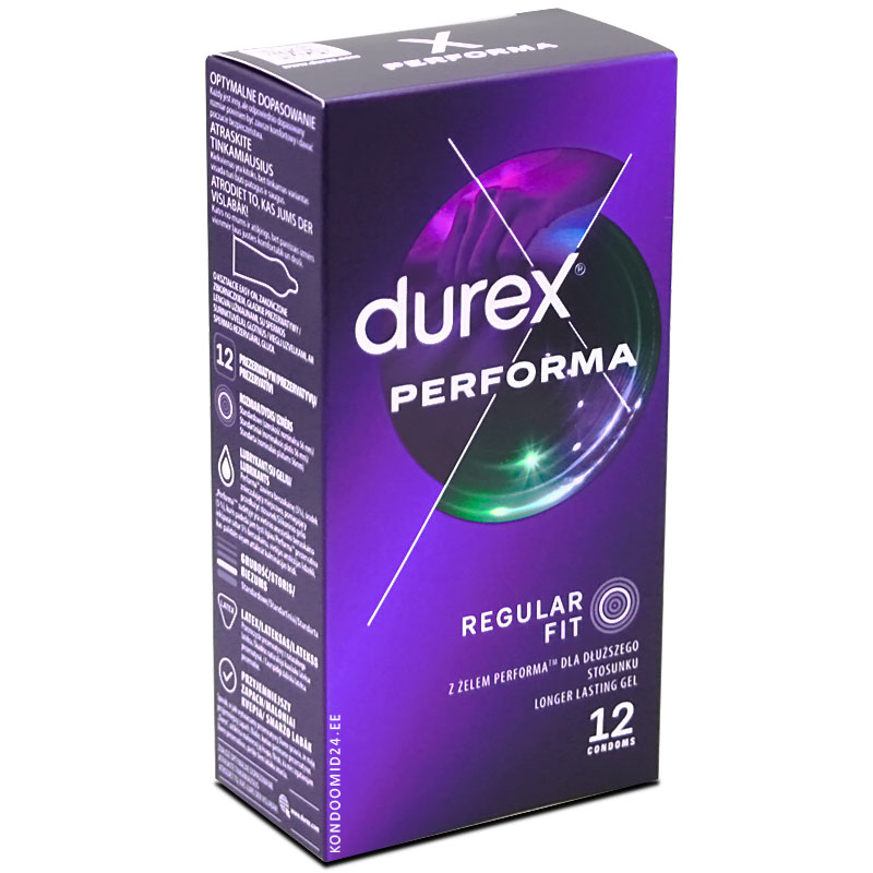 DUREX Performa viivitava toimega kondoomid 12&nbsp;tk