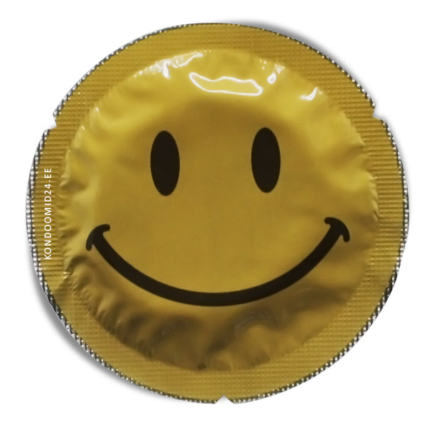 Värvikas ja lõbus kondoom EXS Smiley Face