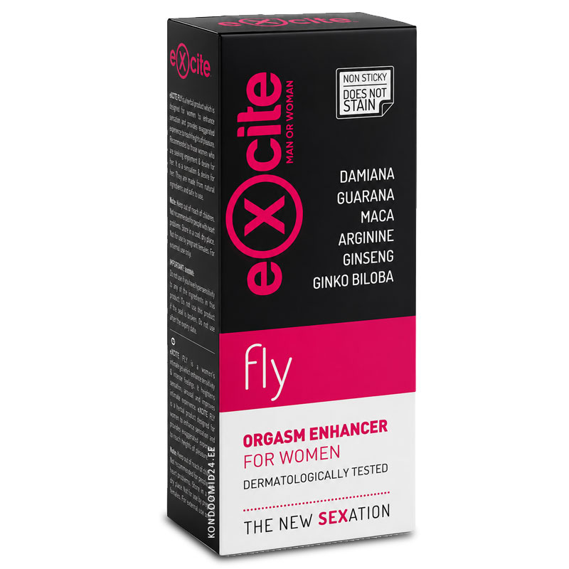Excite Fly orgasmi stimuleeriv geel taimsete ekstraktidega 20&nbsp;ml