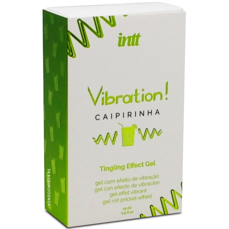 INTT Vibration Caipirinha kokteili maitsega vedel vibraator 15&nbsp;ml
