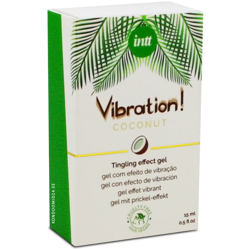 INTT Vibration Coconut kookose maitsega vedel vibraator 15&nbsp;ml