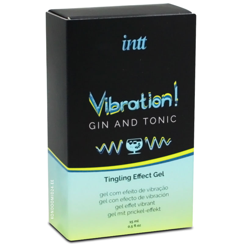 INTT Vibration Gin and Tonic maitsega vedel vibraator 15&nbsp;ml