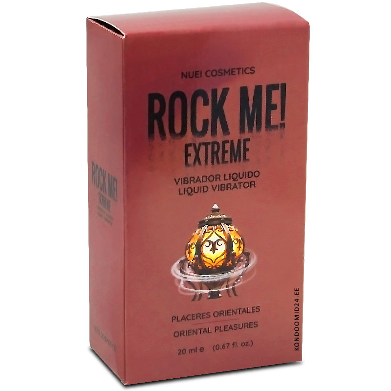NUEI Rock Me! Oriental Pleasures eksootilise idamaise aroomiga vedel vibraator 20&nbsp;ml