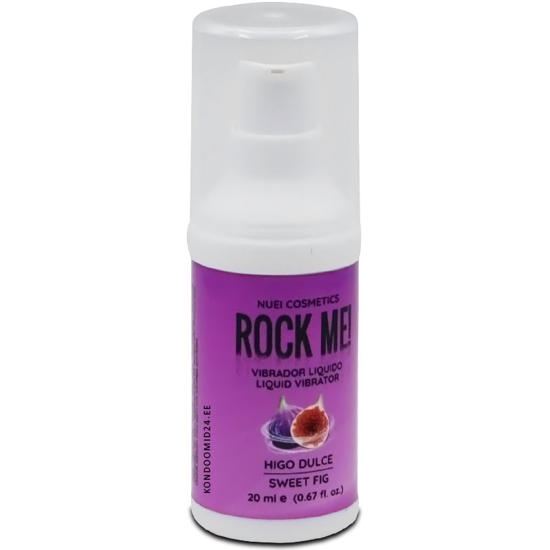 NUEI Rock Me! Sweet Fig vedel vibraator (viigimari) 20 ml