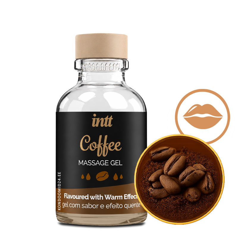 INTT Coffee Massage Gel soojendav massaažigeel kohviaroomiga 30&nbsp;ml