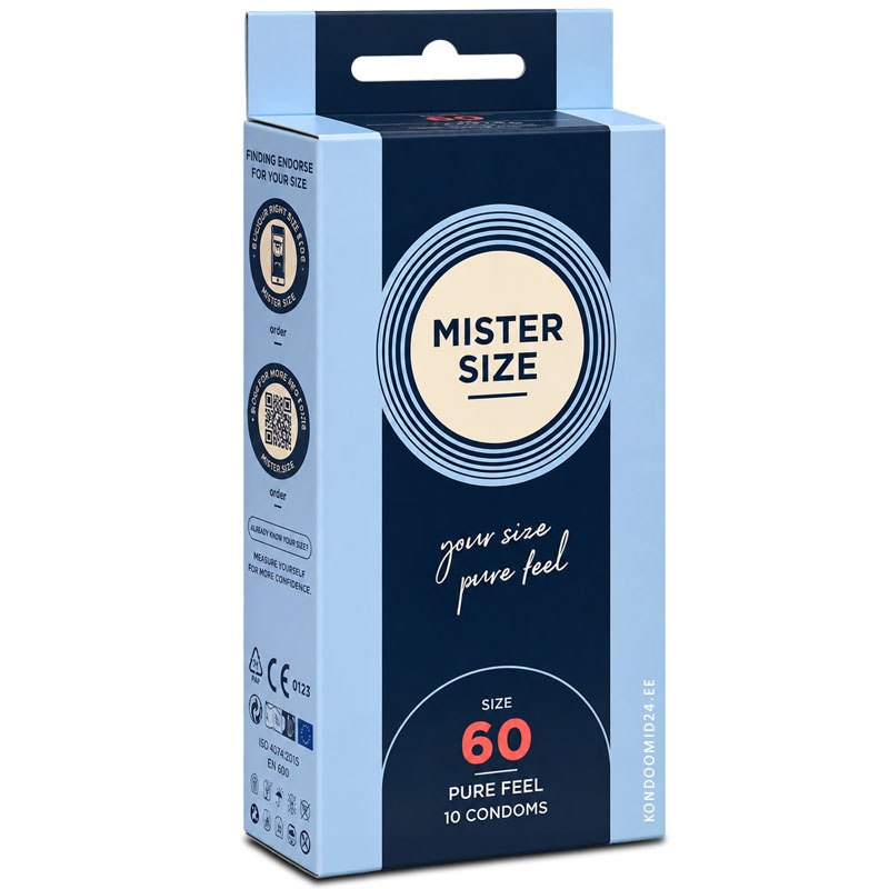 MISTER SIZE 60 (XL) suured üliõhukesed kondoomid 10&nbsp;tk.
